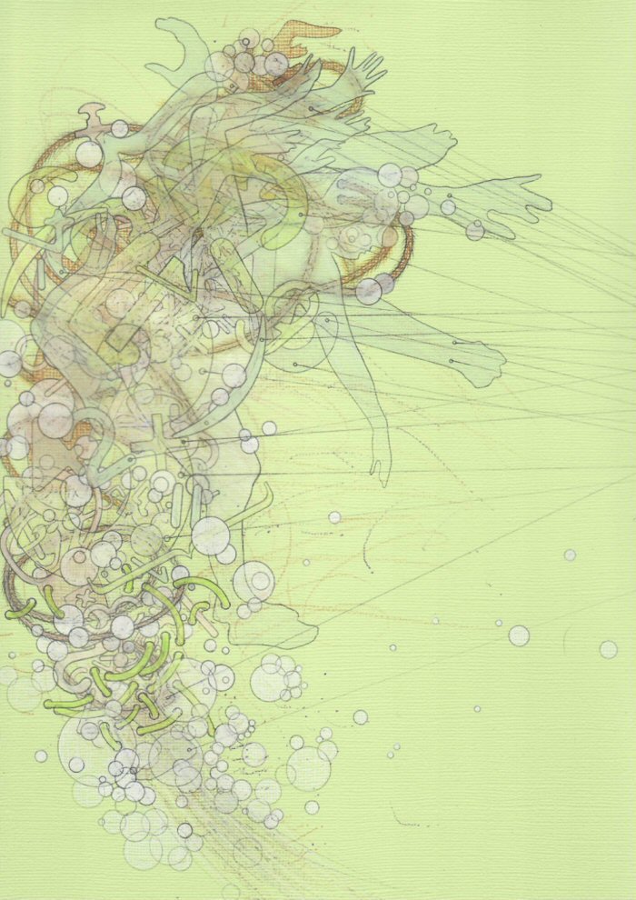 Untitled (detail) Pencil on paper 30cm x 30cm © 2009 Tammy Lu