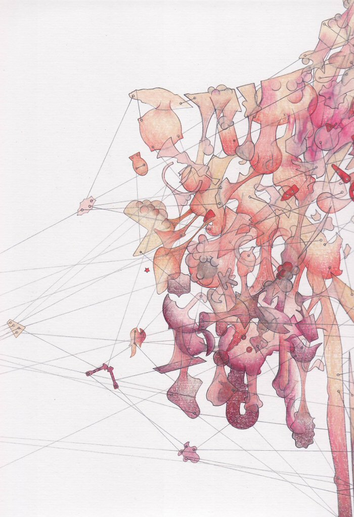 Untitled (detail) Pencil on paper 46cm x 42cm © 2008 Tammy Lu