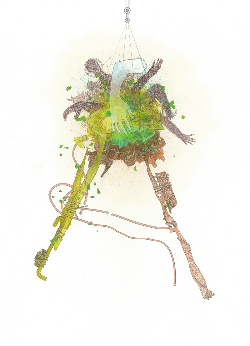 A Pencil on paper 65cm x 50cm © 2011 Tammy Lu